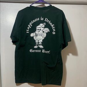 Vintage  T-Shirt with German Beer Print large